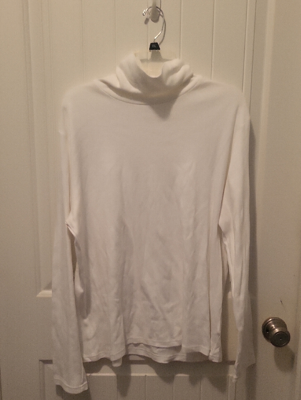 Womens White Stag White Turtleneck